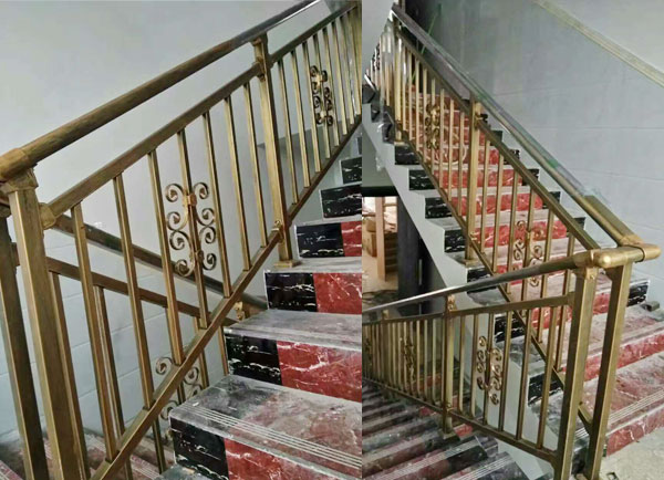 楼梯烤漆铁艺栏杆